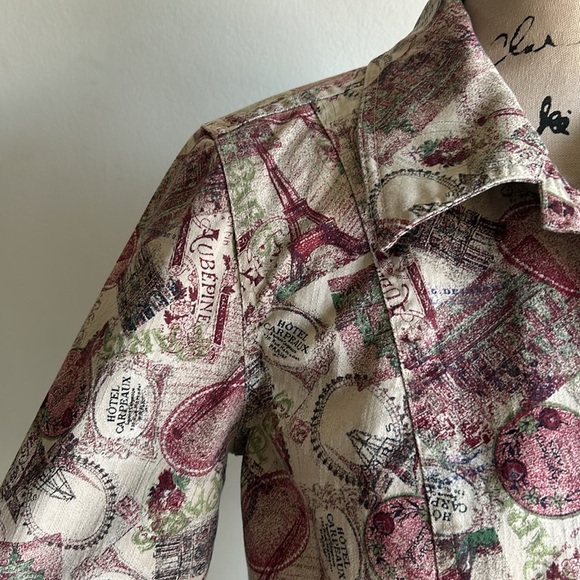 Y2K Christopher & Banks Paris Jacket Size Small - Picture 6 of 15